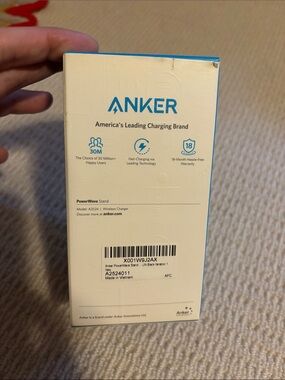 Anker PowerWave Wireless Charger Stand BNIB